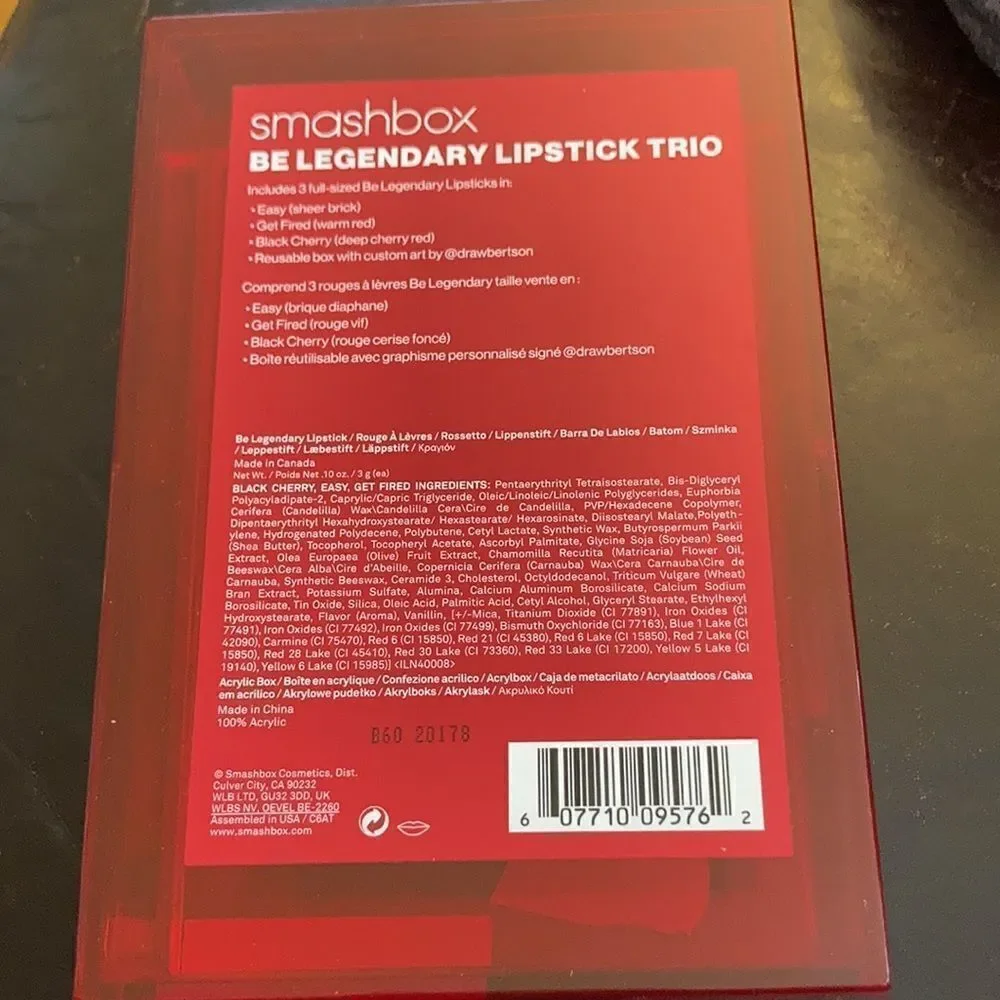 Smashbox Be Legendary Lipstick Trio
